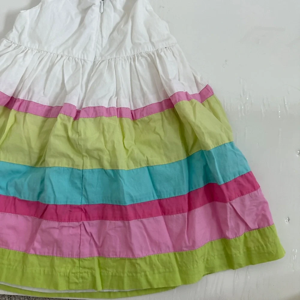 Vintage Gymboree Striped Tiered Cotton Sundress Size 12-18 Months